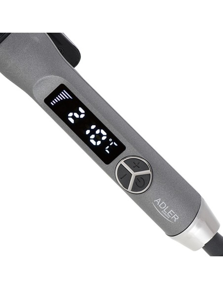 Curling Tongs Adler AD 2114 Black Grey Ceramic 1 Piece