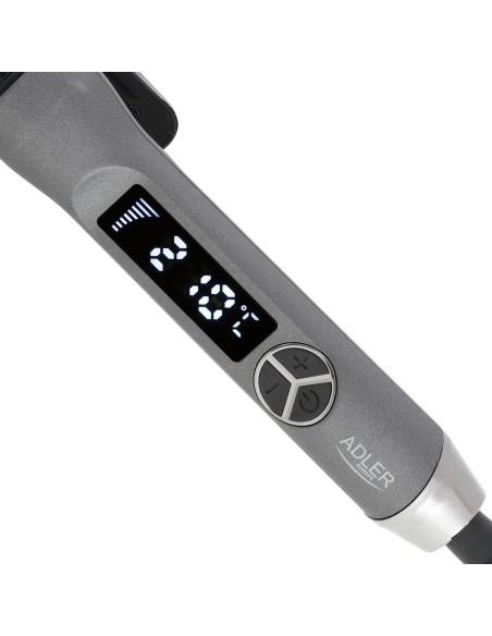 Curling Tongs Adler AD 2114 Black Grey Ceramic 1 Piece
