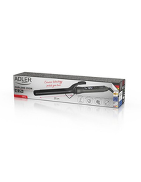 Curling Tongs Adler AD 2114 Black Grey Ceramic 1 Piece