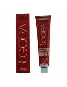 Permanent Dye Igora Royal Schwarzkopf Igora Royal 3-0 Nº 3-0 Nº 9.0-rubio muy claro Nº 8.0-rubio claro 60 ml