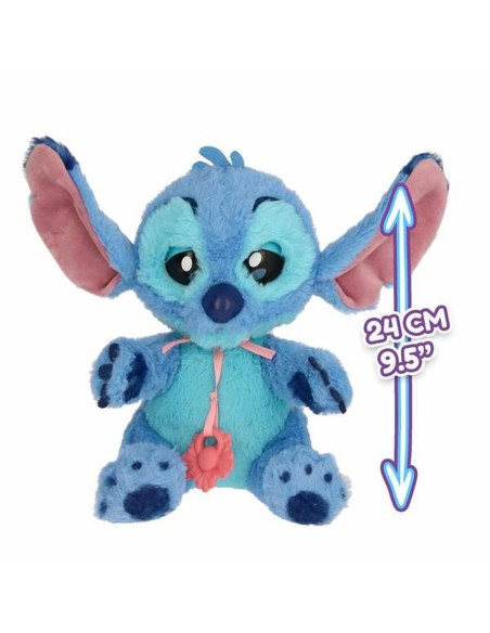 Fluffy toy Stitch 10,30 x 19 x 11,20 cm Multicolour Plastic