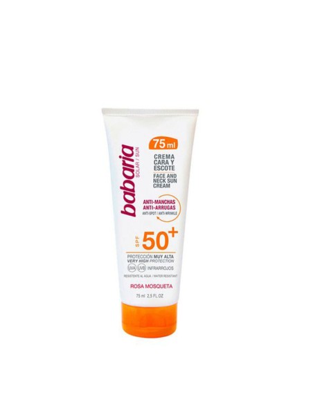 Anti Brown Spot Sun Lotion Cara & Escote Babaria 8410412029889 SPF 50+ (75 ml) SPF 50+ 75 ml