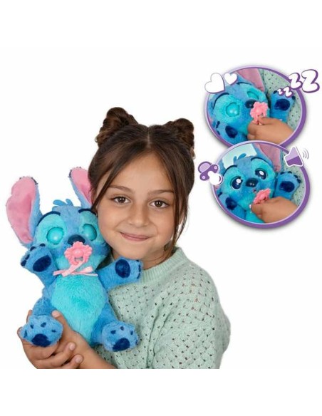 Fluffy toy Stitch 10,30 x 19 x 11,20 cm Multicolour Plastic