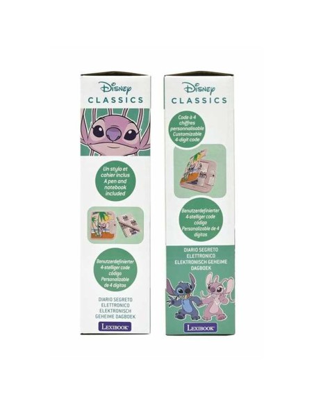 Interactive Toy Stitch Angel Pink Diary