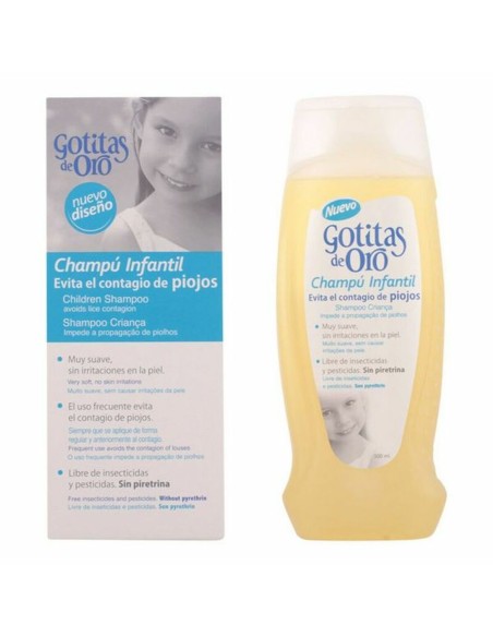 Anti-Lice Shampoo Gotitas de Oro Instituto Español Infantil (500 ml) 500 ml
