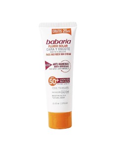 Facial Sun Cream SOLAR ADN SENSITIVE Babaria Spf 50 (75 ml) (Unisex) (75 ml)