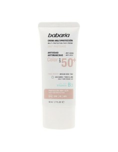 Anti Brown Spot Sun Cream Multi-Protection Color Babaria Solar Multiproteccion SPF 50+ 50 ml