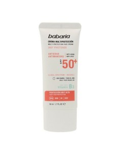 Anti Brown Spot Sun Cream Multi-Protection Babaria Solar Multiproteccion SPF 50+ 50 ml