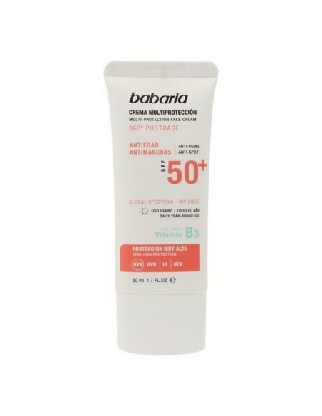 Anti Brown Spot Sun Cream Multi-Protection Babaria Solar Multiproteccion SPF 50+ 50 ml