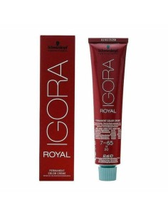 Permanent Dye Igora Royal Schwarzkopf Igora Royal 7-65 Nº 7-65 Nº 9.0-rubio muy claro Nº 8.0-rubio claro 60 ml