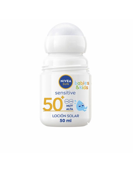 Roll-On Sun Block Nivea SUN BABIES&KIDS Spf 50+ 50 ml