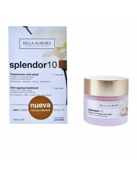 Anti-Ageing Cream Splendor 10 Bella Aurora Splendor Spf 20 (50 ml) 50 ml