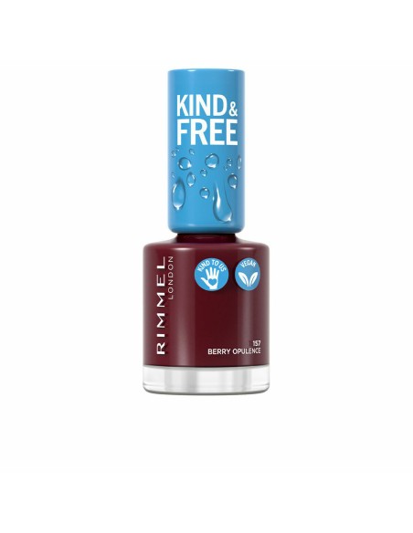 nail polish Rimmel London Kind & Free 157-berry opulence (8 ml)