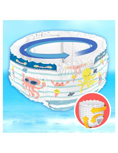 Disposable nappies Dodot Splashers 4-5 9-15 kg (11 Units)