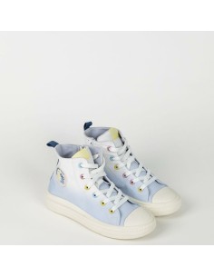 Kids Casual Boots Stitch Light Blue 2