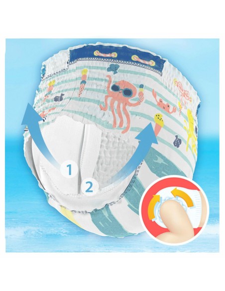 Disposable nappies Dodot Splashers 5-6 14 Kg (10 Units)