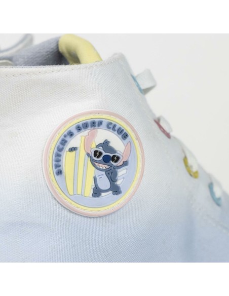 Kids Casual Boots Stitch Light Blue