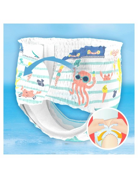 Disposable nappies Dodot Splashers 5-6 14 Kg (10 Units)