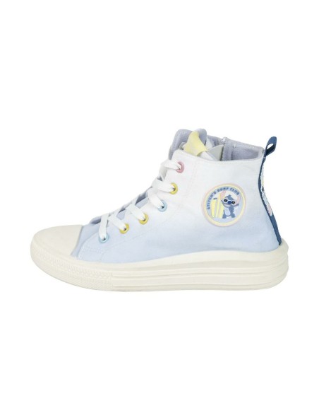Kids Casual Boots Stitch Light Blue
