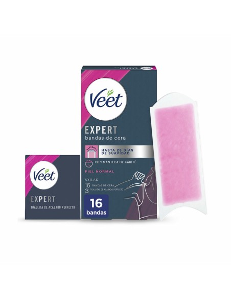 Body Hair Removal Strips Veet Expert Underarms (16 Units)
