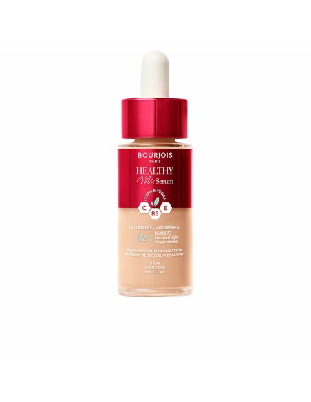 Liquid Make Up Base Bourjois Healthy Mix Serum Nº 53W Light beige 30 ml