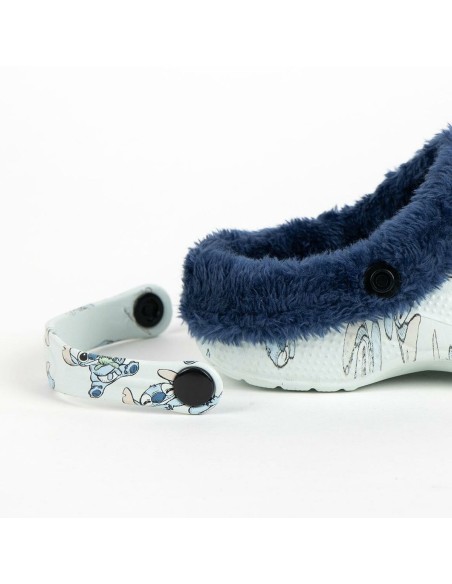 House Slippers Stitch Light Blue