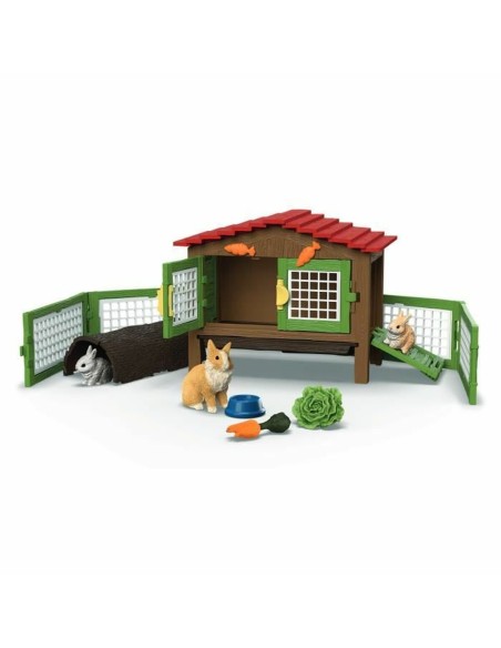 Playset Schleich Rabbit Hutch Set