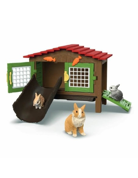 Playset Schleich Rabbit Hutch Set