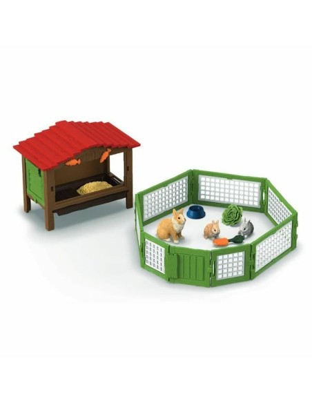 Playset Schleich Rabbit Hutch Set
