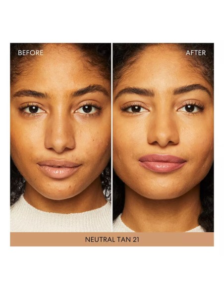 Powder Make-up Base bareMinerals Matte Nº 21 Neutral tan Spf 15 6 g