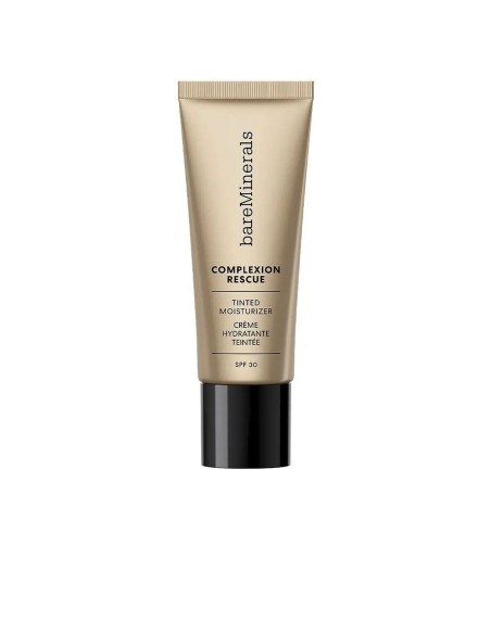 Hydrating Cream with Colour bareMinerals Complexion Rescue Suede Spf 30 35 ml