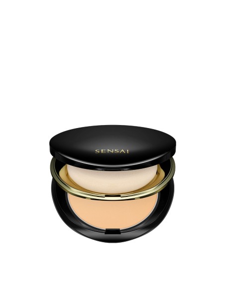 Powder Make-up Base Sensai Total Finish Nº TF202 Soft beige Spf 10 11 g Refill