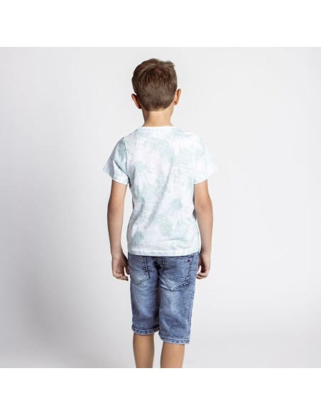 Child's Short Sleeve T-Shirt Stitch Multicolour