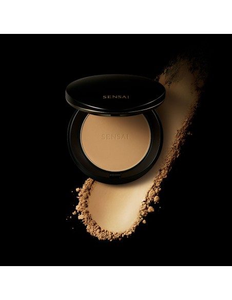 Powder Make-up Base Sensai Total Finish Nº TF202 Soft beige Spf 10 11 g Refill