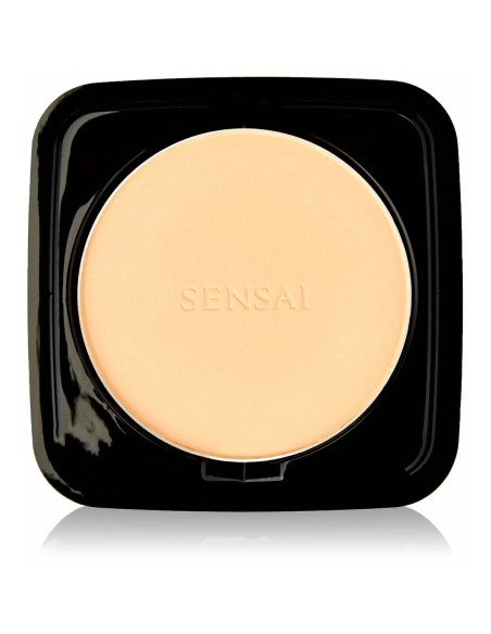 Powder Make-up Base Sensai Total Finish Nº TF202 Soft beige Spf 10 11 g Refill