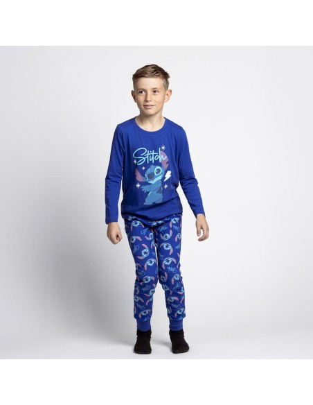 Children's Pyjama Stitch Dark blue