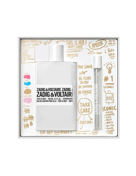 Women's Perfume Set Zadig & Voltaire This Is Her! 2 Pieces
