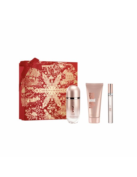 Women's Perfume Set Carolina Herrera 212 VIP Rosé 3 Pieces