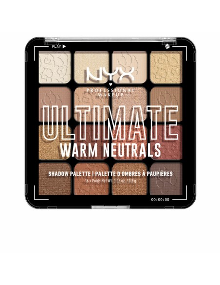 Eye Shadow Palette NYX Ultimate Warm neutrals 16 x 0,83 g