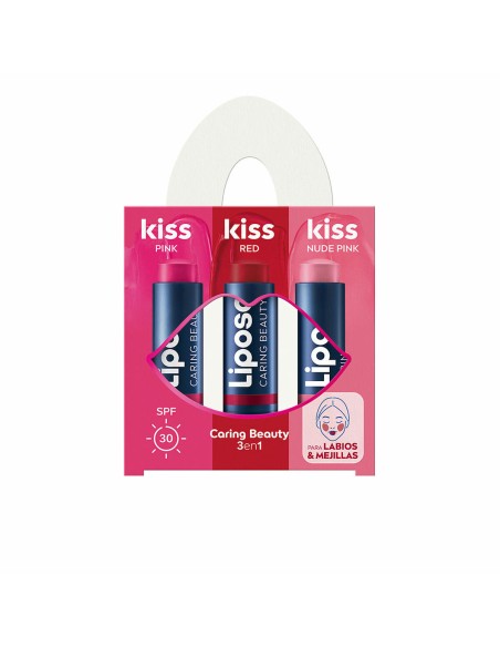 Lip Balm Liposan KISS KISS KISS 3 Pieces