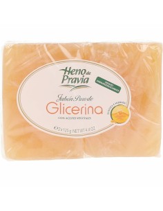 Natural Glycerine Soap Bar Heno De Pravia Aceites Vegetales 125 g 2 Units