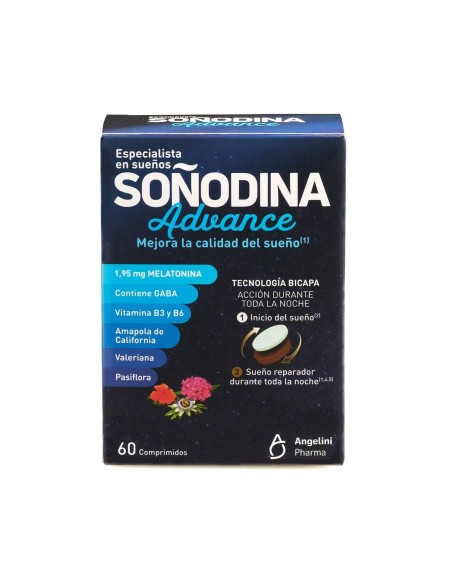 Insomnia supplement Natura Essenziale Soñodina Advance Melatonin 60 Units