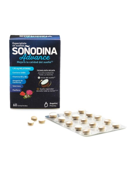 Insomnia supplement Natura Essenziale Soñodina Advance Melatonin 60 Units