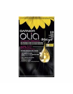 Permanent Dye Garnier Olia Ammonia-free Nº 2.0 Black Diamond