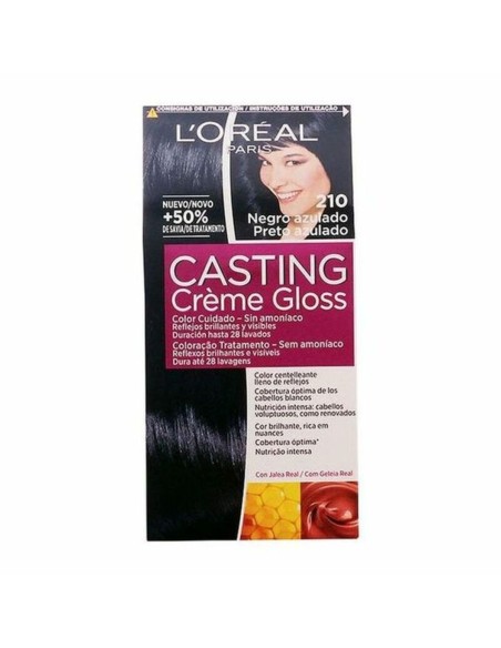Dye No Ammonia Casting Creme Gloss L'Oreal Make Up Casting Creme Gloss Blue Black 180 ml