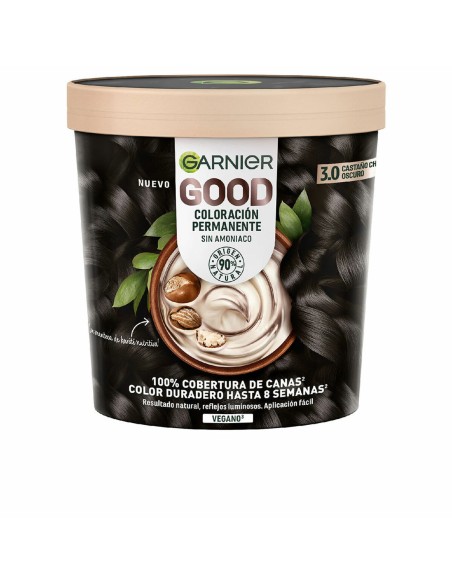 Permanent Dye Garnier Good Dark Brown Nº 3.0 (1 Unit)