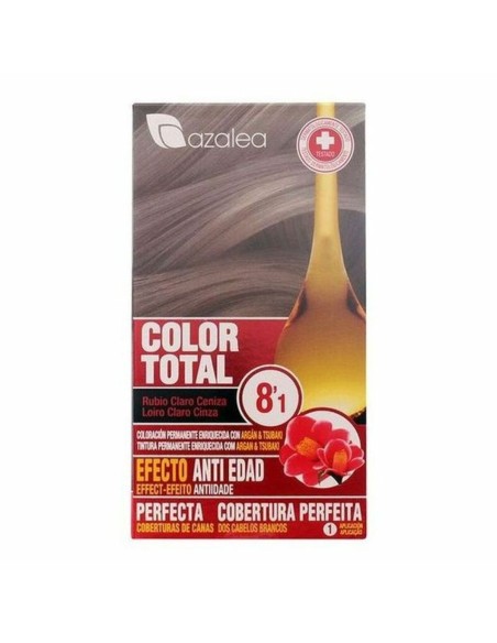Permanent Anti-Ageing Dye Azalea Color Total Light Ash Blonde
