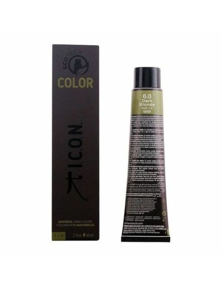 Permanent Dye Ecotech Color I.c.o.n. Ecotech Color (60 ml) Nº 9.0-rubio muy claro Nº 8.0-rubio claro 60 ml