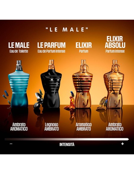 Men's Perfume Jean Paul Gaultier LE MALE ELIXIR ABSOLU PARFUM INTENSE 200 ml