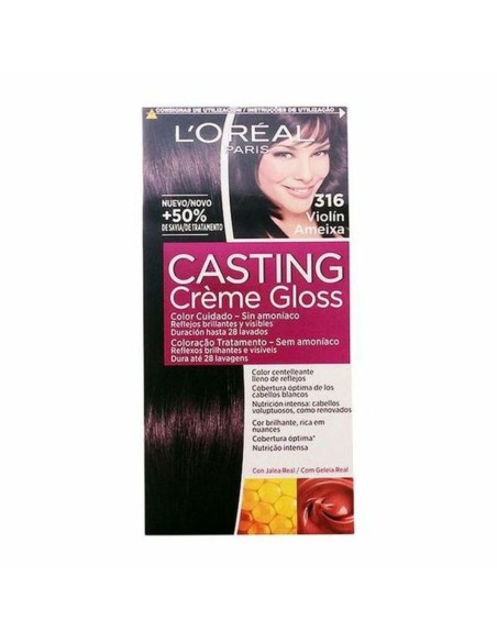 Dye No Ammonia Casting Creme Gloss L'Oreal Make Up Casting Creme Gloss Intense Violet 180 ml